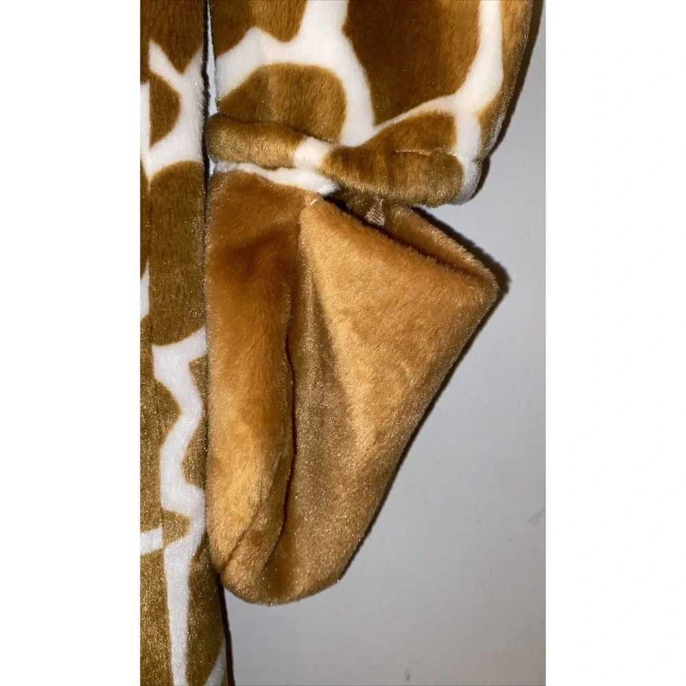 Giraffe Plush Costume One Piece Realistic Halloween Play Soft Warm Toddler Sz